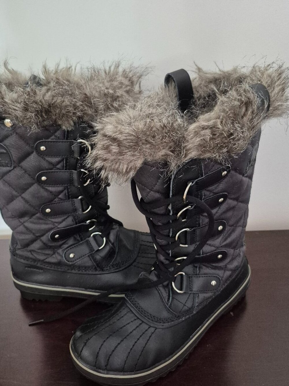 Sorel Tofino 1472591011 Black Snow Boots Women’s Size 8 Winter Waterproof NWOT